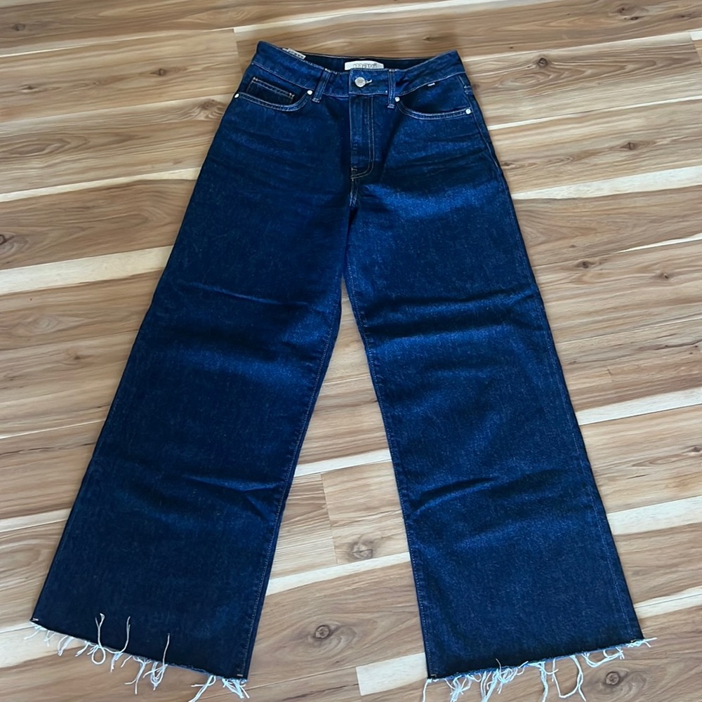 Wide leg rinse wash jeans - Picture 1 of 5